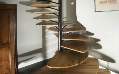 ESCALERAS EN ESPIRAL MADERA