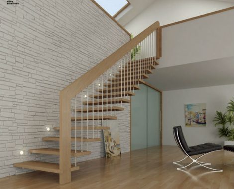 ESCALERAS EN MADERA